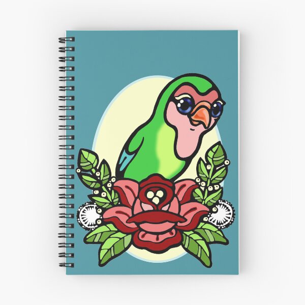 Item preview, lovebird tattoo designed and sold by sandpiperstudio.