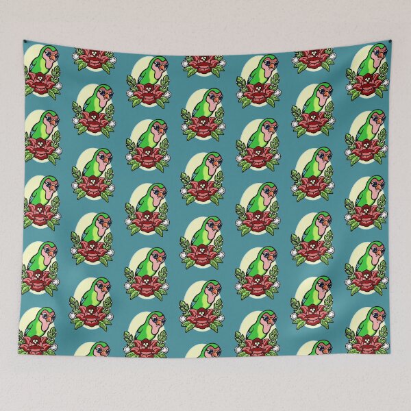 Item preview, lovebird tattoo designed and sold by sandpiperstudio.