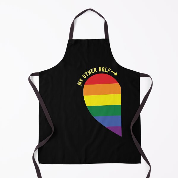 Item preview, Pride Couples Gift Love Other Half Left Heart designed and sold by ibeargifts.