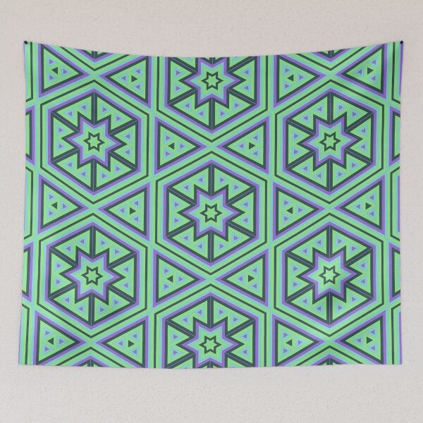 Item preview, Trendy moroccan mosaic geometric pattern designed and sold by vector-pro.
