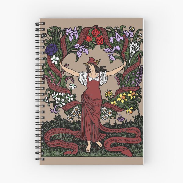 Item preview, Garland For May Day In Color - Refinished Walter Crane, Socialist, Socialism, Leftist, Anarchist, Propaganda designed and sold by SpaceDogLaika.
