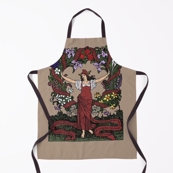 Item preview, Garland For May Day In Color - Refinished Walter Crane, Socialist, Socialism, Leftist, Anarchist, Propaganda designed and sold by SpaceDogLaika.