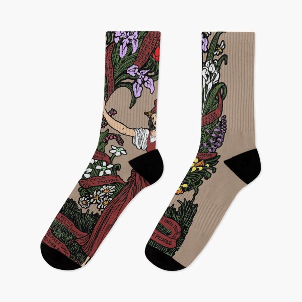 Item preview, Garland For May Day In Color - Refinished Walter Crane, Socialist, Socialism, Leftist, Anarchist, Propaganda designed and sold by SpaceDogLaika.