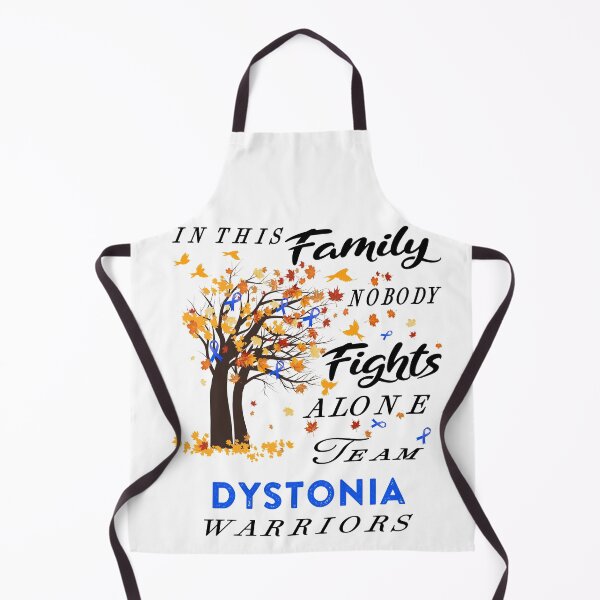 Item preview, In This Family No One Fight Alone Dystonia Awareness ribbon tree designed and sold by radianen.