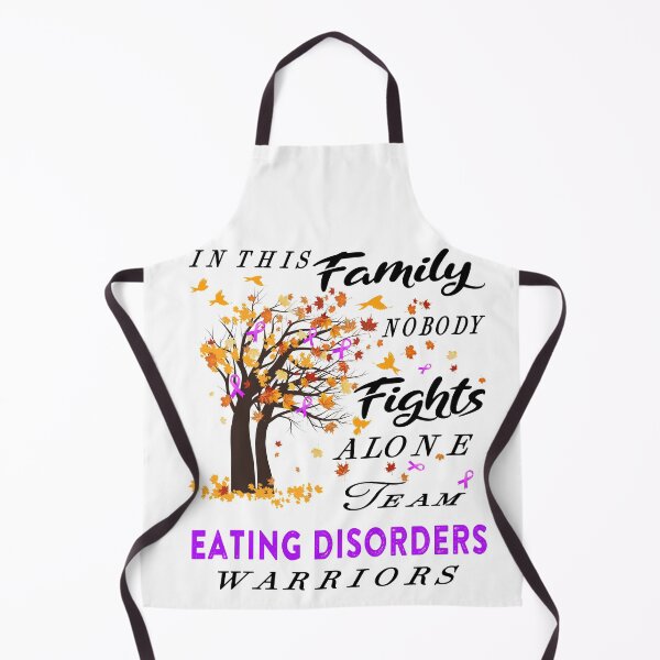 Item preview, In This Family No One Fight Alone Eating disorders Awareness ribbon tree designed and sold by radianen.