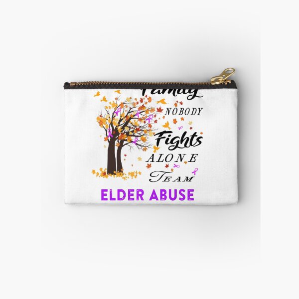 Item preview, In This Family No One Fight Alone Elder Abuse Awareness ribbon tree designed and sold by radianen.