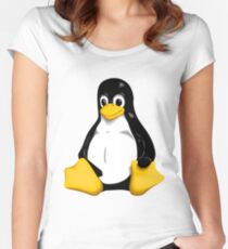 Linux Women's Fitted Scoop T-Shirt
