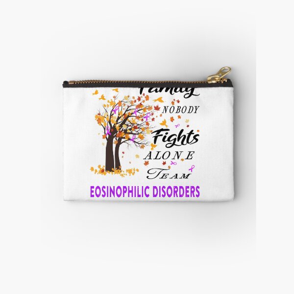 Item preview, In This Family No One Fight Alone Eosinophilic Disorders Awareness ribbon tree designed and sold by radianen.