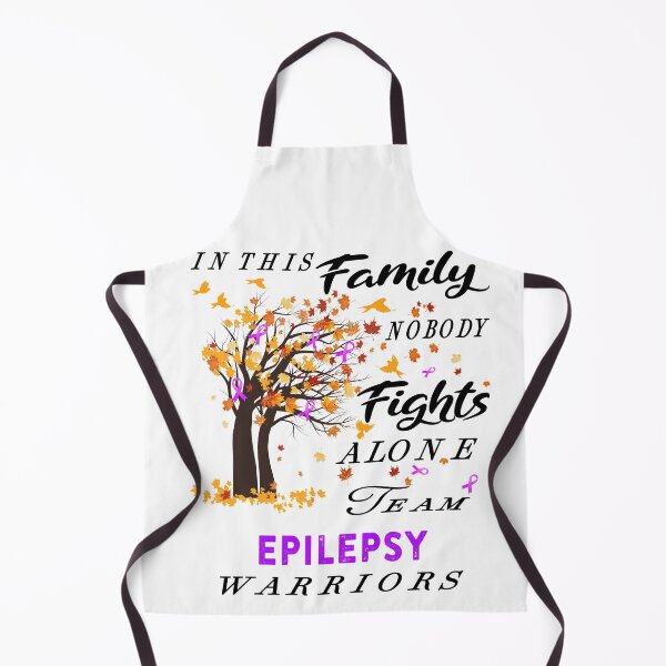 Item preview, In This Family No One Fight Alone Epilepsy Awareness ribbon tree designed and sold by radianen.