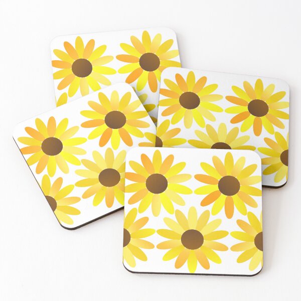 Item preview, Rows of Yellow Flowers designed and sold by RawSunArt.