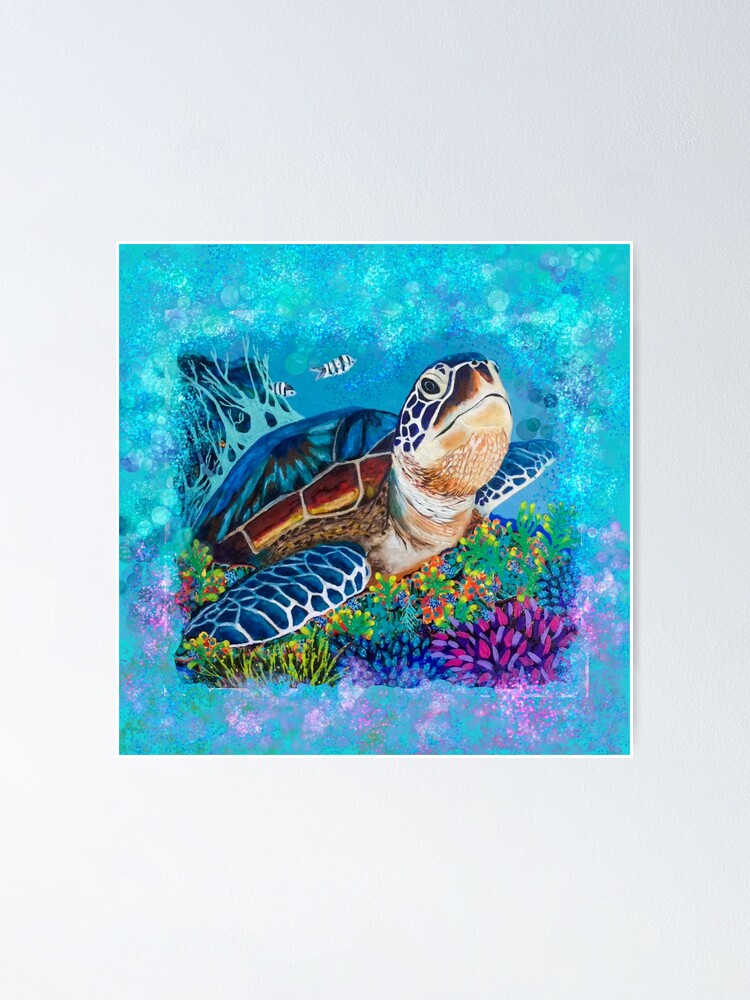 Crystal Art Underwater Turtle Notebook Diamond Painting
