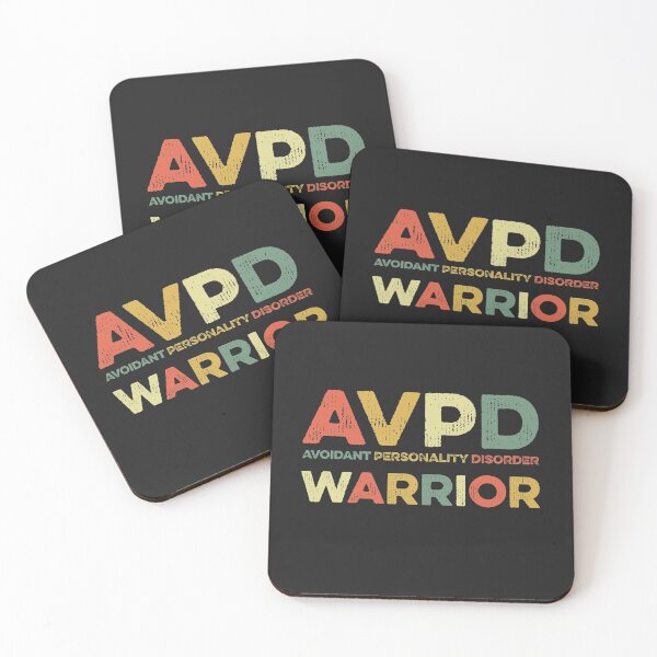Item preview, Avoidant Personality Disorder Warrior AVPD Awareness Social Anxiety designed and sold by gkao.