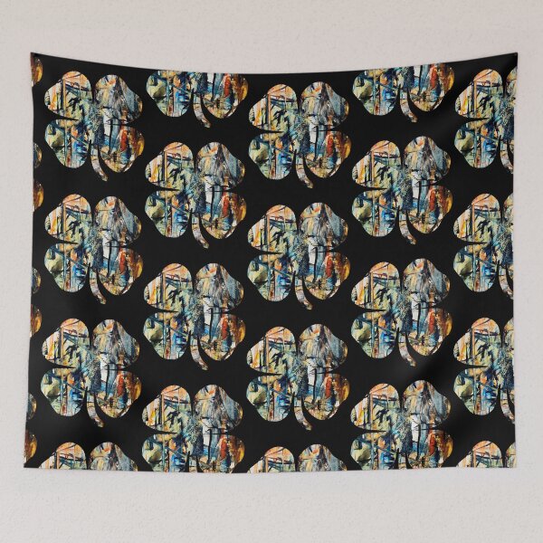 Item preview, Abstract wax color trawler of emotions lucky clover  designed and sold by TitaCris.