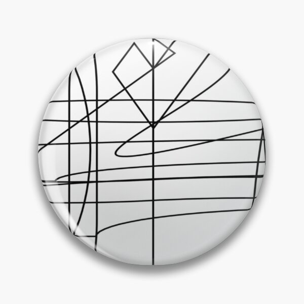 Item preview, Black and White Floral Linear Design designed and sold by RBLBDesigns.