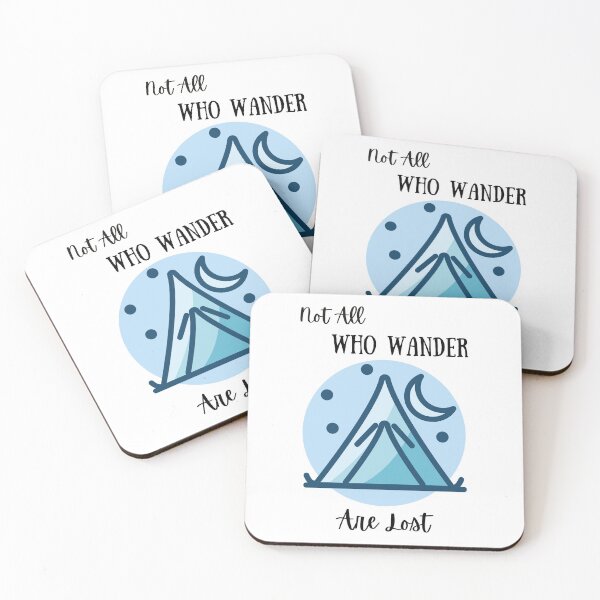 Item preview, Not All Who Wander, Camping, Caravan, Tents, Camping Poster, Camp Life, Camper Poster designed and sold by visual-samadhi.