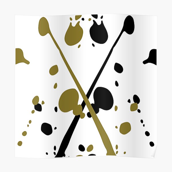 simple-black-and-dark-yellow-color-dotty-spotty-splash-art-by-addup