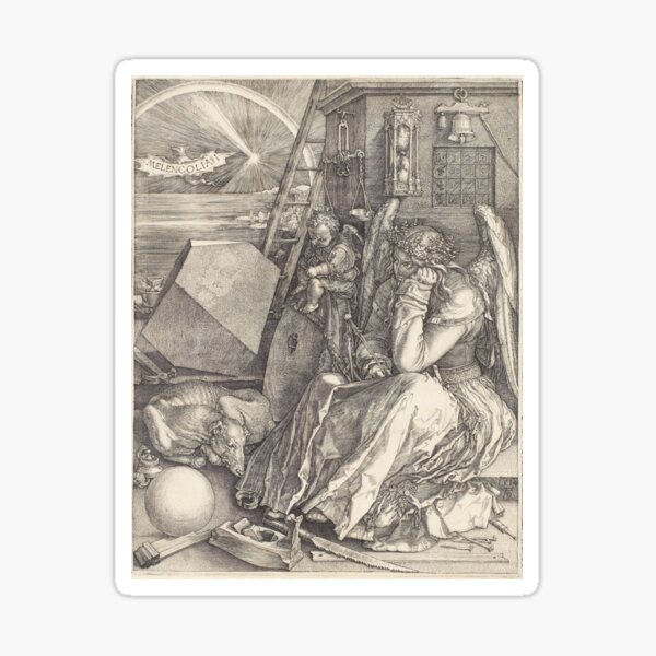 Item preview, Melancholia I Albrecht Durer designed and sold by JDesigningMO.