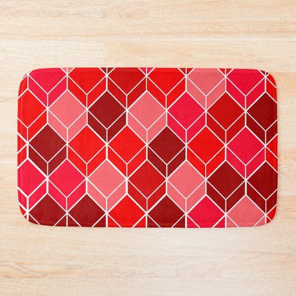 Item preview, Red Cuboidal Material Design Work designed and sold by Carbonbubble.