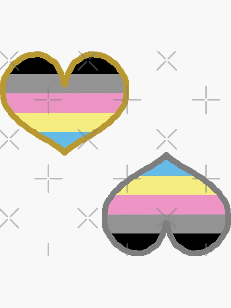 Polygender Pride Heart Sticker By Roxzania Redbubble 1730