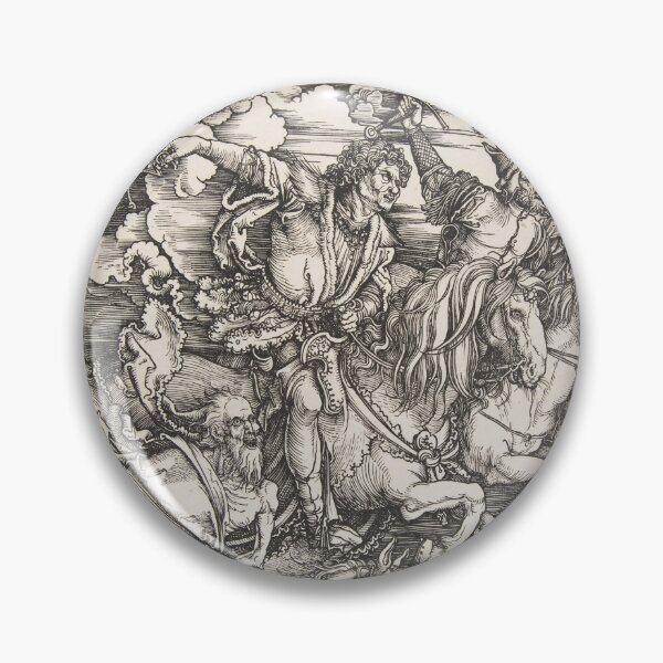 Item preview, Albrecht Durer Cuatro jinetes del Apocalipsis designed and sold by JDesigningMO.