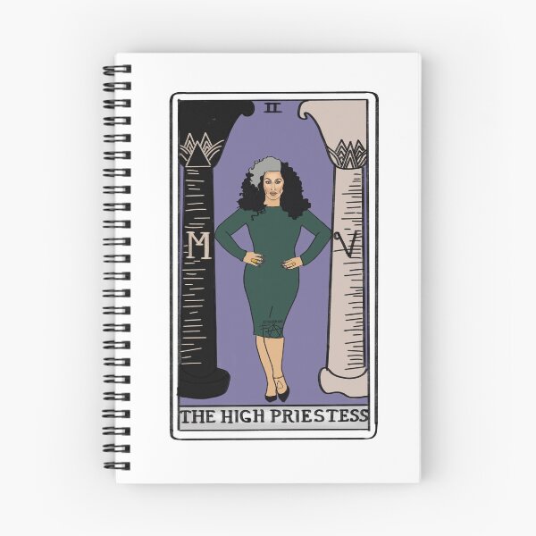 Item preview, Michelle Visage Tarot Card "The High Priestess" designed and sold by ferixacuaxart.