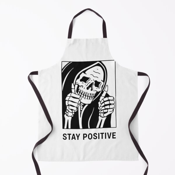 Item preview, Stay Positive , Reaper , Waterproof Sticker , Hydro Flask designed and sold by Wiseth-.