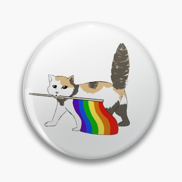 Item preview, Gay Pride Cat designed and sold by undrrtddoormatt.