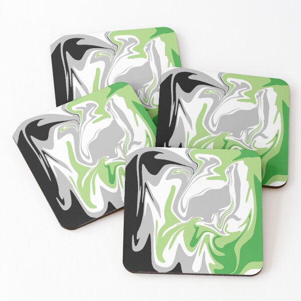 Item preview, Aromantic Pride Marbling designed and sold by ShannonCassidy.