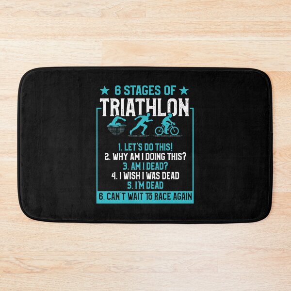 Item preview, Gifts For Triathletes 6 Stages Of Triathlon designed and sold by isalvatore.