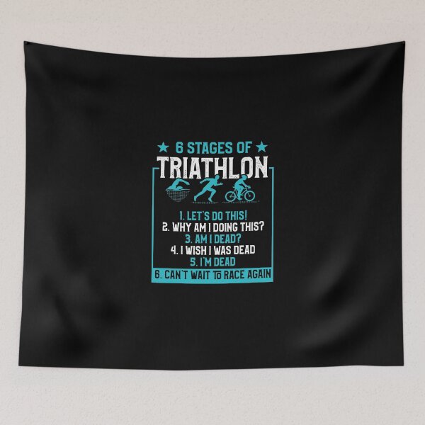 Item preview, Gifts For Triathletes 6 Stages Of Triathlon designed and sold by isalvatore.