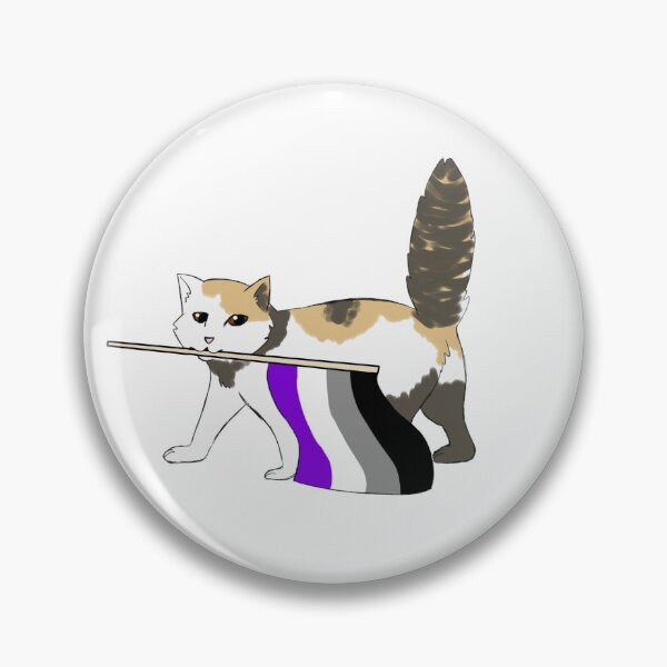 Item preview, Asexual Pride Cat designed and sold by undrrtddoormatt.
