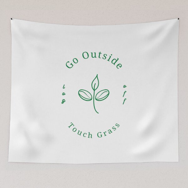 Item preview, Go Outside, Touch Grass (GREEN VERSION) designed and sold by OscarWhitman.
