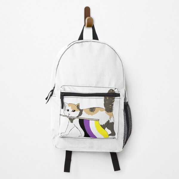Item preview, Nonbinary Pride Cat designed and sold by undrrtddoormatt.