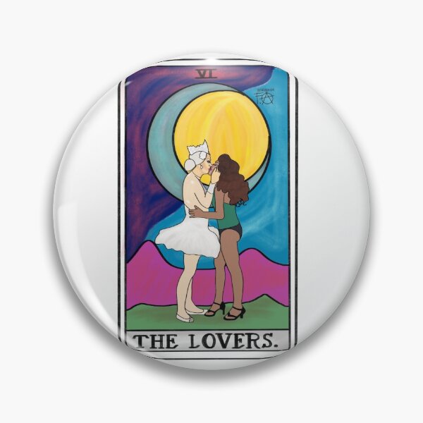 Item preview, Brooke Lynn Hytes and Vanessa Vanjie Mateo / Branjie Tarot Card "The Lovers" designed and sold by ferixacuaxart.