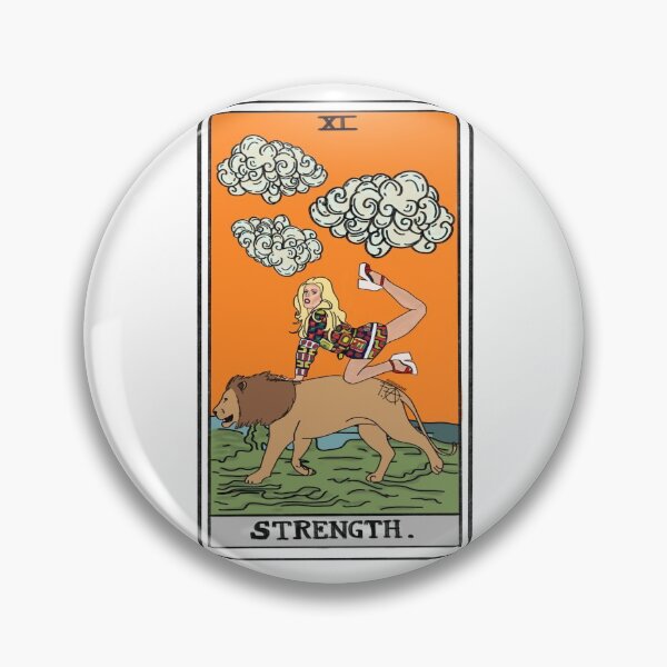 Artikelvorschau, Katya Zamolodchikova / Jekaterina Petrovna Zamolodchikova Tarot-Karte "Stärke" entworfen und verkauft von ferixacuaxart.