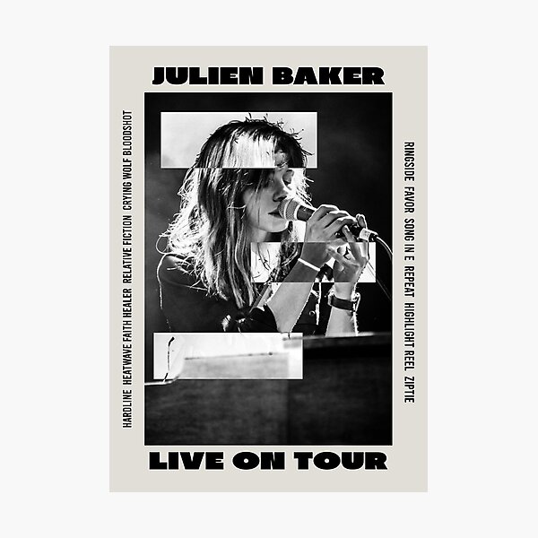 Julien Baker live on tour (Little Oblivions) Photographic Print