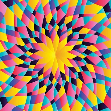 Artwork thumbnail, Colorful abstract pattern. by KasTanDesign