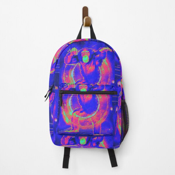 Item preview, bright vaporwave monkey designed and sold by Jessiecrow87.