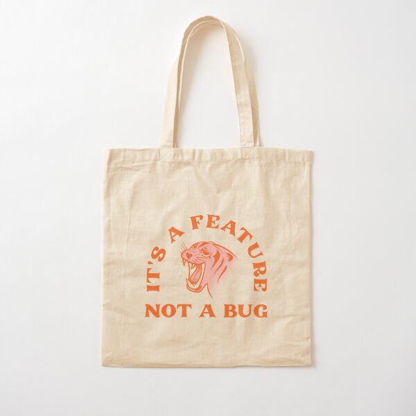It's A Feature  Cotton Tote Bag