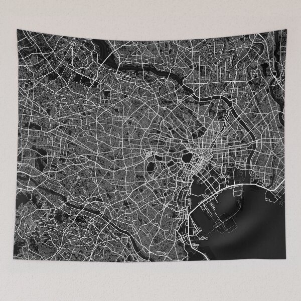 Item preview, Tokyo City Map of Japan - Full Moon designed and sold by deMAP.