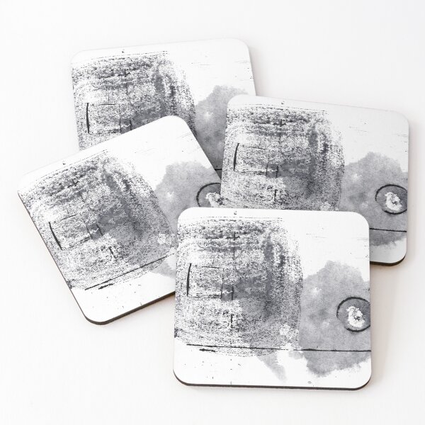 Item preview, ink explorations (069) - abstract black india ink painting designed and sold by expl-rations.