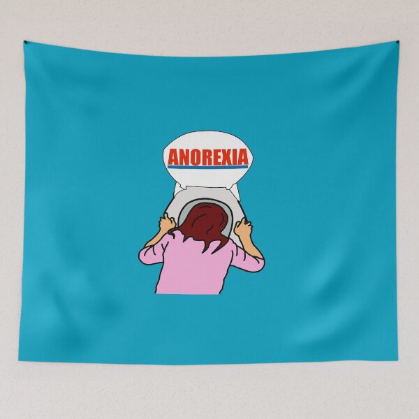Item preview, Anorexia editorial cartoon designed and sold by twobillion.