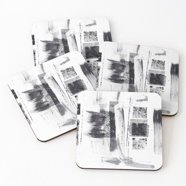 Item preview, ink explorations (070) - abstract black india ink painting designed and sold by expl-rations.