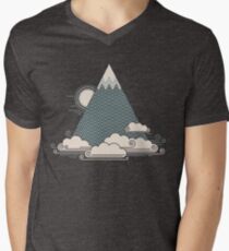 Cloud Mountain Men's V-Neck T-Shirt