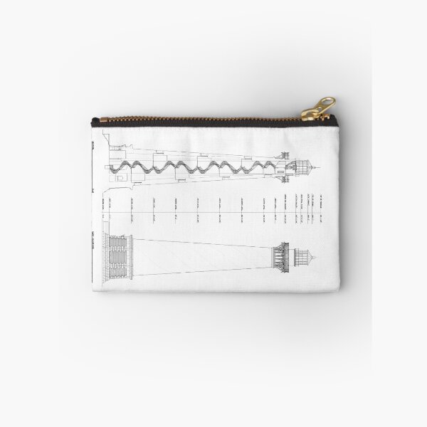 Item preview, Vintage Cape Hatteras Lighthouse Blueprint designed and sold by BravuraMedia.