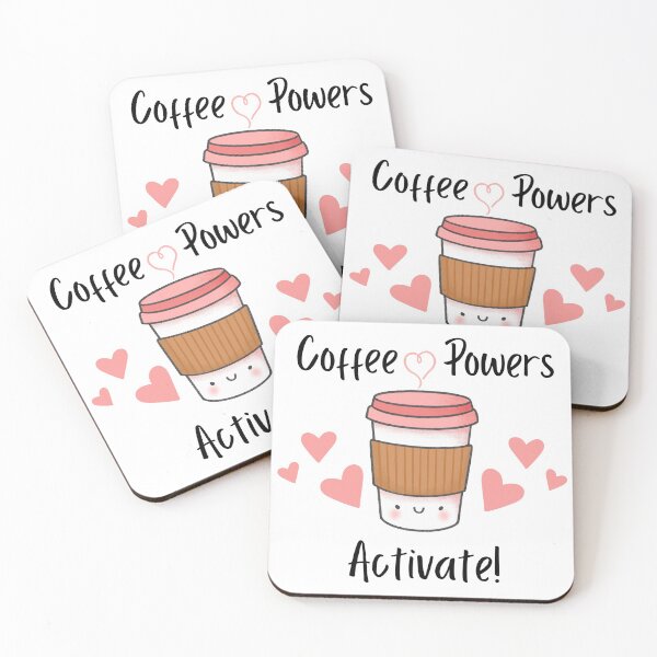 Item preview, Coffee Powers Activate!  designed and sold by FlyingFennec.