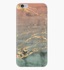 Marmor Gold Koralle Minze Farbverlauf Telefonabdeckung iPhone-Hülle & Cover