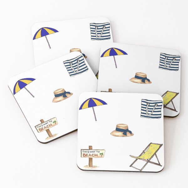 Item preview, Beach Summer Vacation Stickers designed and sold by SHiNStudio.