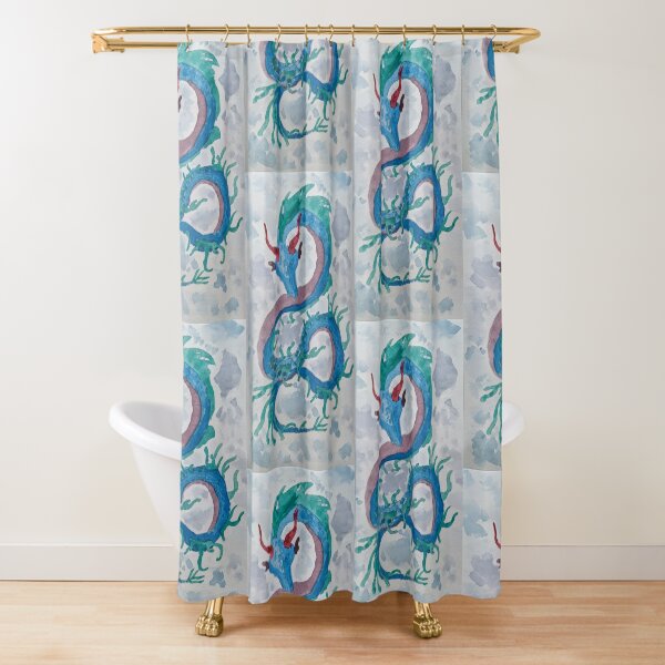 Weedy (Sea)Dragon Shower Curtain