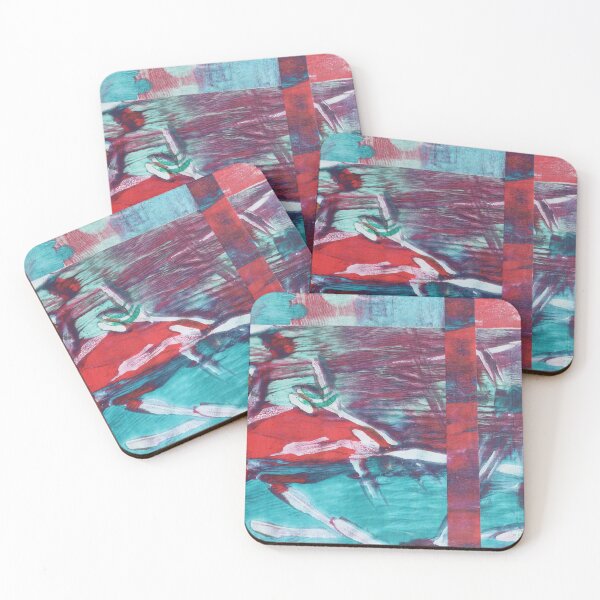Item preview, A Collage of Abstract Mono Prints designed and sold by mewinkart.